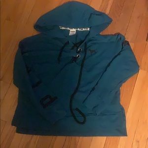 VS PINK Lace Up Sweatshirt